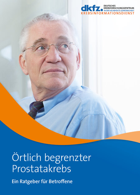 Broschüre "Örtlich begrenzter Prostatakrebs – ein Ratgeber für Betroffene"